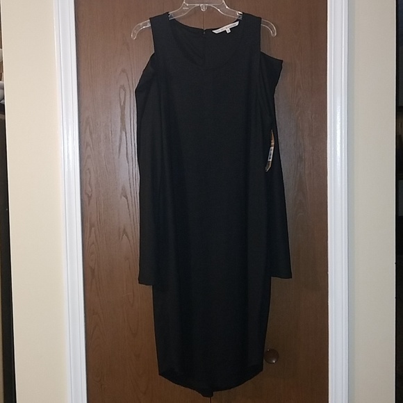 RACHEL Rachel Roy Dresses & Skirts - Rachel Rachel Roy 1x black ribbed tshirt dress